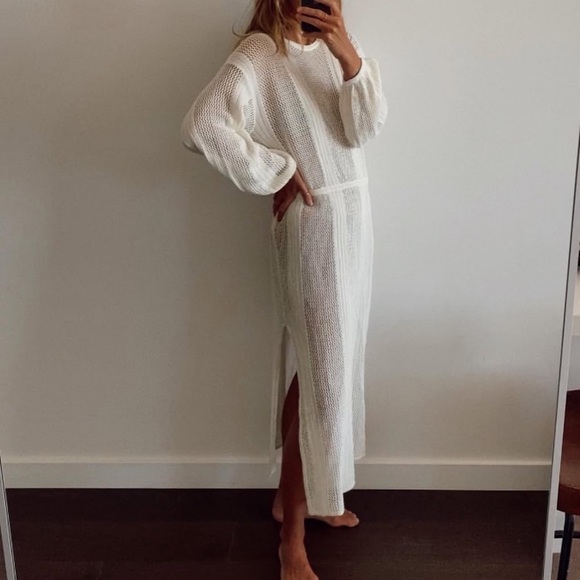 ‘RUSH KNIT MIDI DRESS’ - Picture 1 of 14